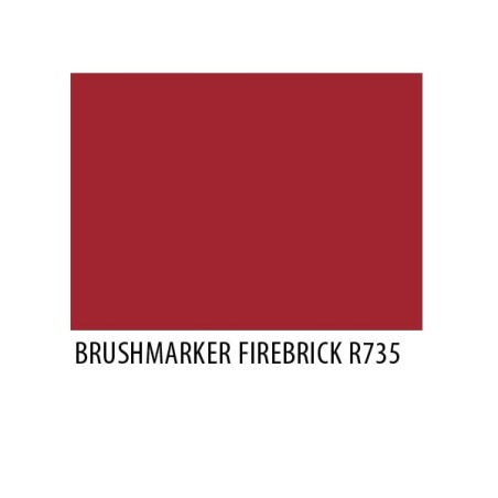 Brushmarker Firebrick R735