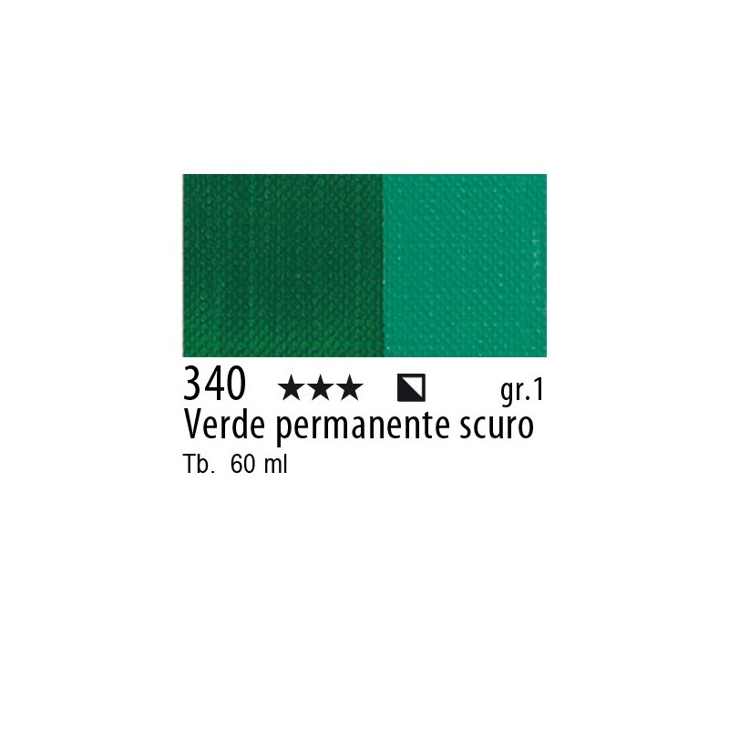 340 - Maimeri Brera Acrylic Verde permanente scuro