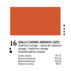16 - Ferrario Olio Van Dyck Giallo cadmio arancio - tubo 60ml