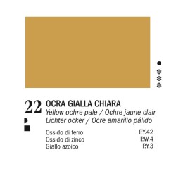 22 - Ferrario Olio Van Dyck Ocra gialla chiara - tubo 60ml