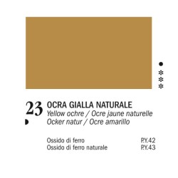23 - Ferrario Olio Van Dyck Ocra gialla naturale - tubo 60ml