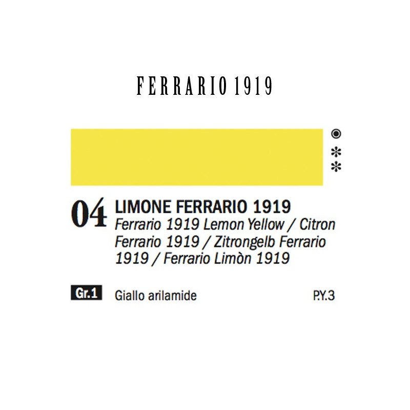 004 - Ferrario Olio 1919 Limone ferrario 1919