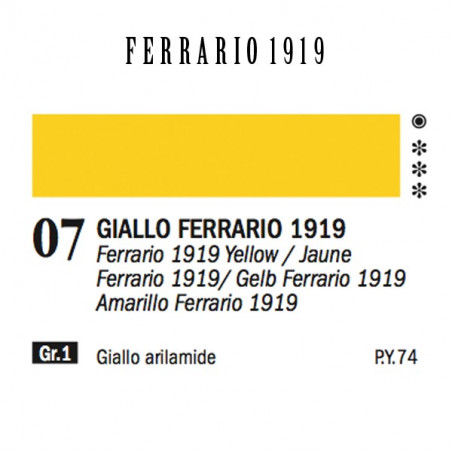 007 - Ferrario Olio 1919 Giallo ferrario 1919