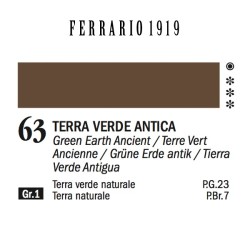 063 - Ferrario Olio 1919 Terra verde antica