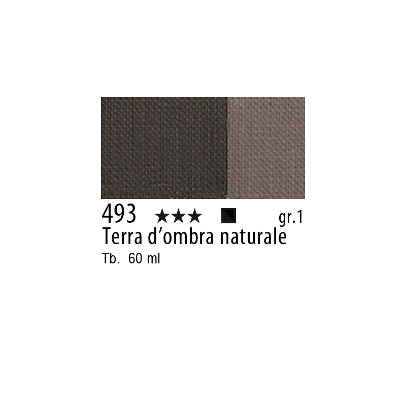 493 - Maimeri Brera Acrylic Terra d'ombra naturale
