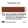 071 - Ferrario Olio 1919 Giallo di marte trasparente