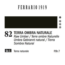 082 - Ferrario Olio 1919 Terra ombra naturale