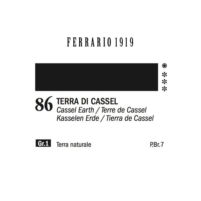 086 - Ferrario Olio 1919 Terra di cassel