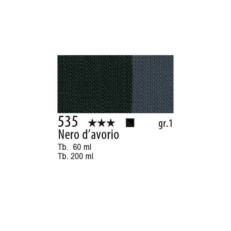535 - Maimeri Brera Acrylic Nero d'avorio
