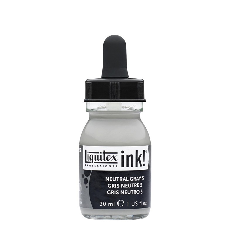599 - Liquitex Acrylic Ink Grigio neutro n°5