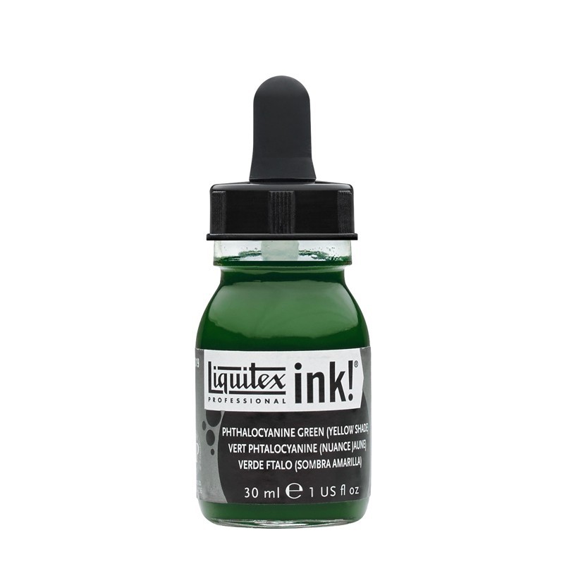 319 - Liquitex Acrylic Ink Verde di ftalo tonalità gialla