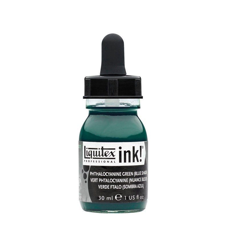317 - Liquitex Acrylic Ink Verde ftalo tonalità blu