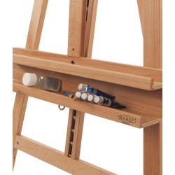 Cavalletto Lira asta inclinabile Mabef M11 dettaglio portacolori