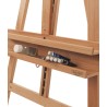 Cavalletto Lira asta inclinabile Mabef M11 dettaglio portacolori