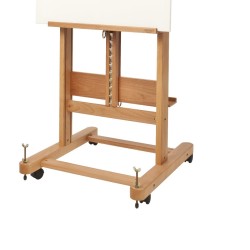 Cavalletto Studio bifacciale Mabef M19 dettaglio crimagliera
