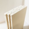 CM.40X60 - Set 3 Telai telati Artecreo 100% cotone 220 gr/mq, spillatura sul bordo, spessore normale, made in Italy