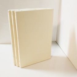 CM.80X100 - Set 3 Telai telati Artecreo 100% cotone 220 gr/mq, spillatura sul bordo, spessore normale, made in Italy