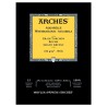 Arches Aquarelle Bianco Naturale, blocco collato 1 lato, 15 fogli, cm 29,7x42, grana torchon, 185gr/mq
