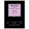 Arches Aquarelle Bianco Naturale, blocco collato 1 lato, 15 fogli, cm 29,7x42, grana satinata, 185gr/mq