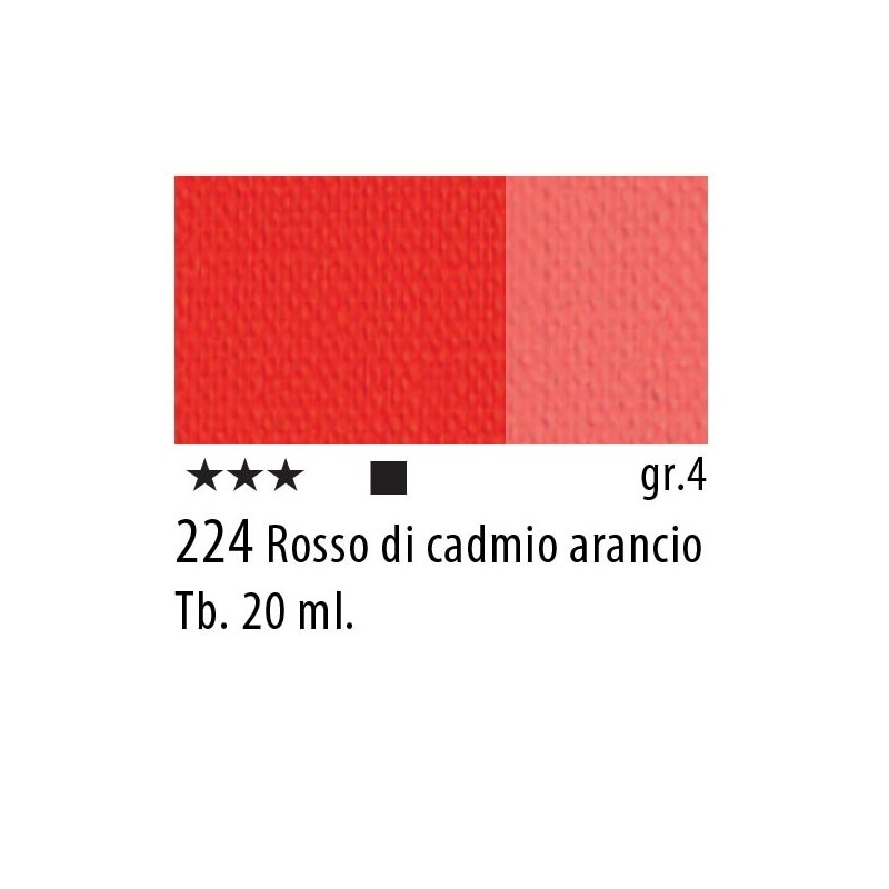 224 - Maimeri Restauro Rosso di Cadmio arancio