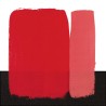 228 - Maimeri Restauro Rosso di Cadmio medio, dettaglio su nero e su bianco