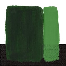 290 - Maimeri Restauro Lacca Verde, dettaglio su nero e su bianco