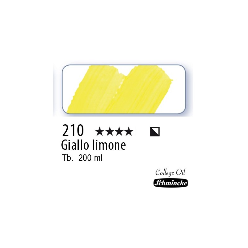 210 – Schmincke Olio College Giallo limone