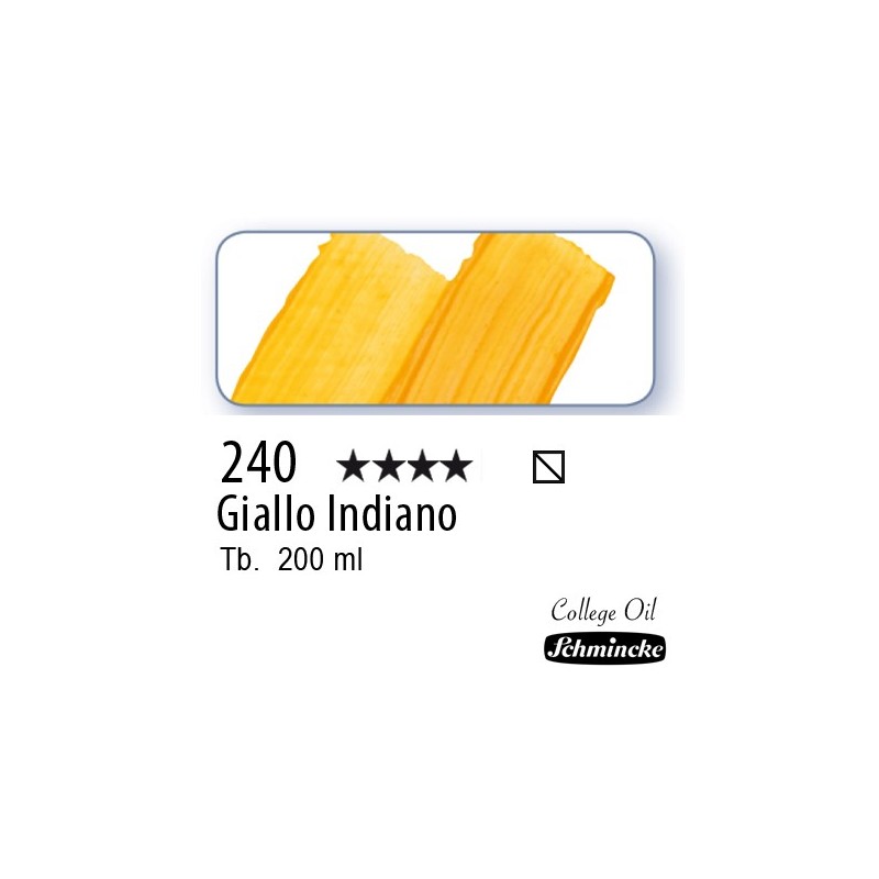 240 – Schmincke Olio College Giallo Indiano
