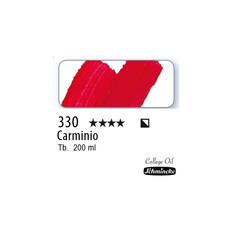 330 – Schmincke Olio College Carminio