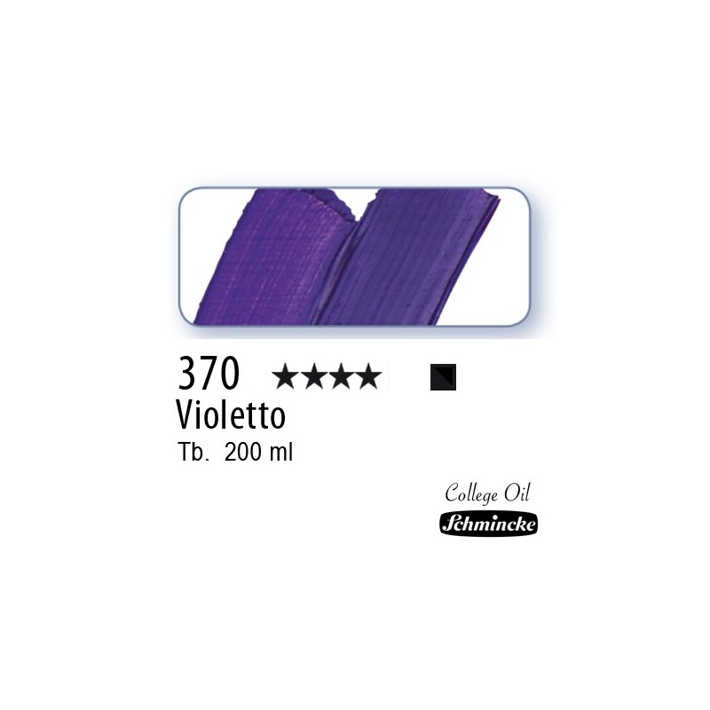370 – Schmincke Olio College Violetto