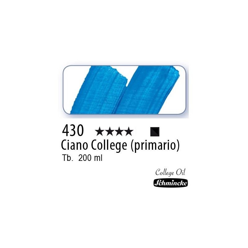 430 – Schmincke Olio College Ciano College