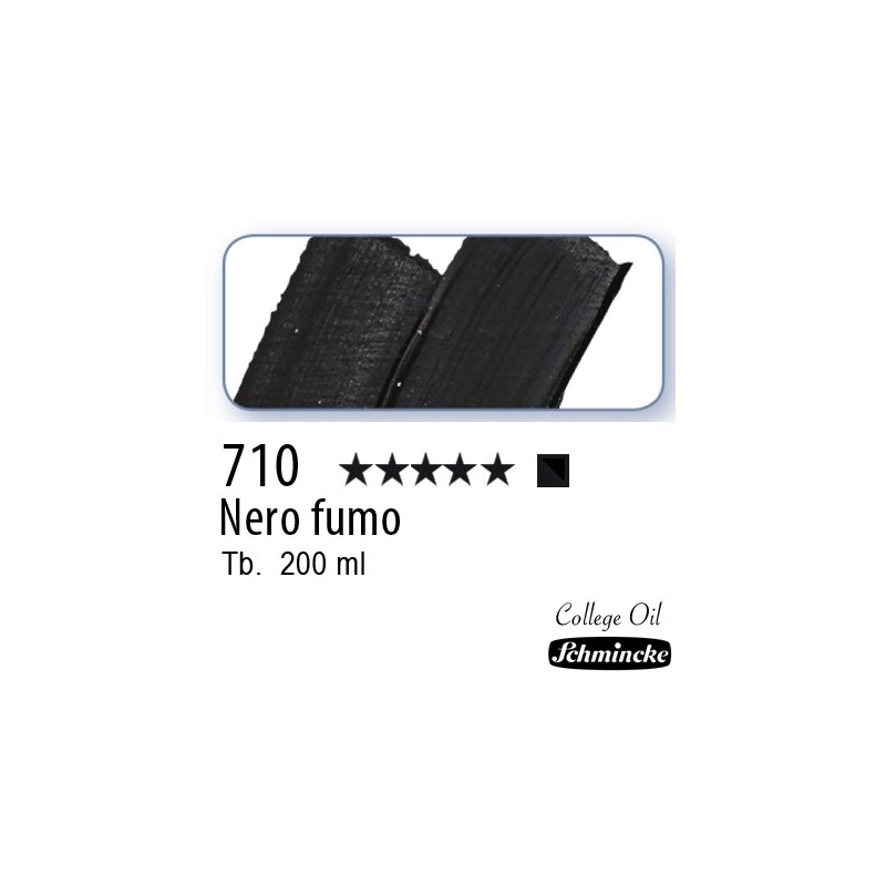 710 – Schmincke Olio College Nero fumo
