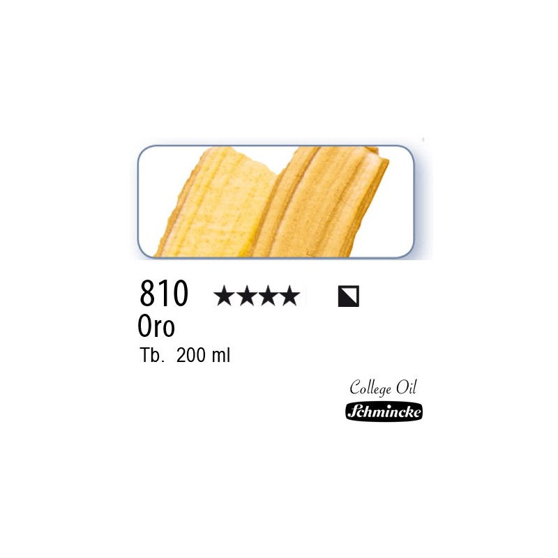810 – Schmincke Olio College Oro