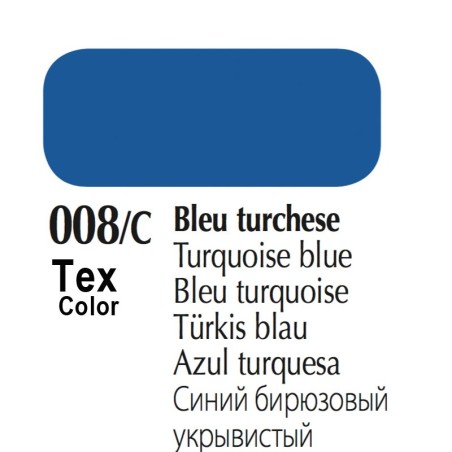 008/C - Tex Color Bleu Turchese 50ml