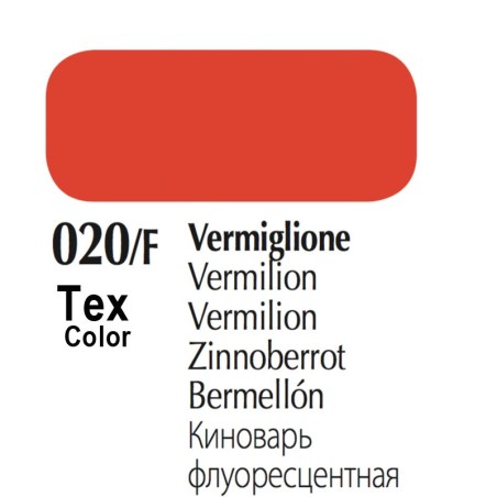 020/F - Tex Color Vermiglione Fluorescente 50ml