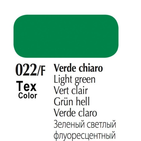 022/F - Tex Color Verde Chiaro Fluorescente 50ml