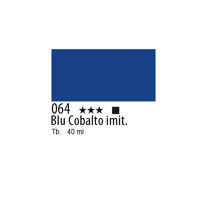 064 - Lefranc Olio Fine Blu cobalto imit
