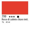 799 - Lefranc Olio Fine Rosso di cadmio chiaro imitazione