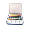 Daler Rowney Aquafine acquerelli Travel set 24 mezzi godet