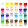 Winsor & Newton Studio Collection scatola metallo 24 matite acquerellabili dettaglio colori