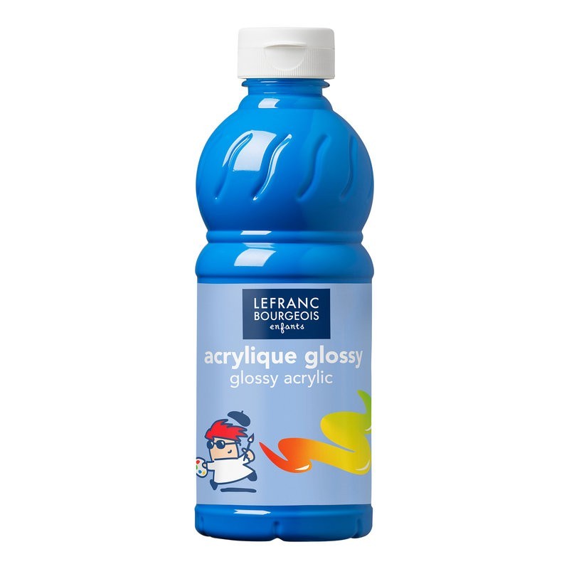Lefranc Glossy acrilico lucido Blu primario