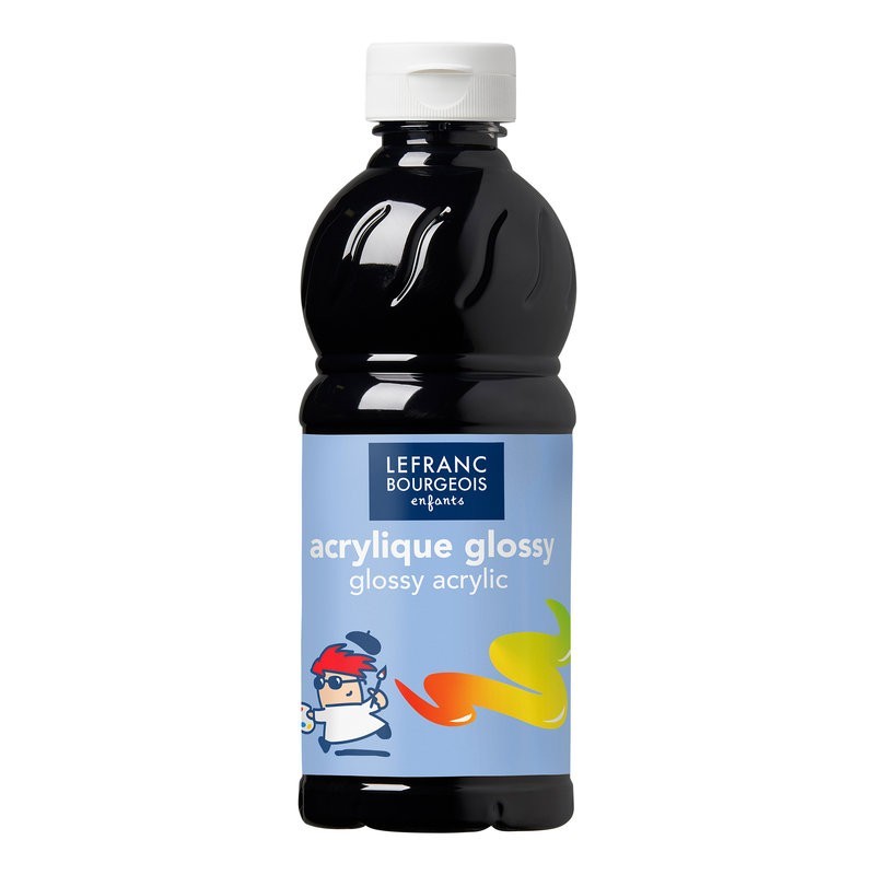Lefranc Glossy acrilico lucido Nero
