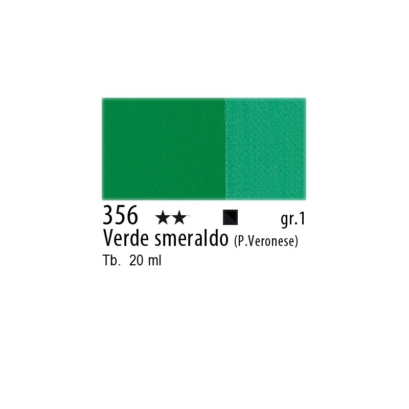 356 - Maimeri Gouache Verde smeraldo (P. Veronese)