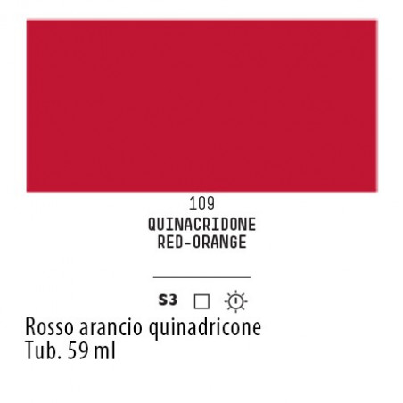 109 - Liquitex Heavy Body Rosso arancio quinacridone