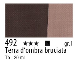 492 - Maimeri Gouache Terra d'ombra bruciata