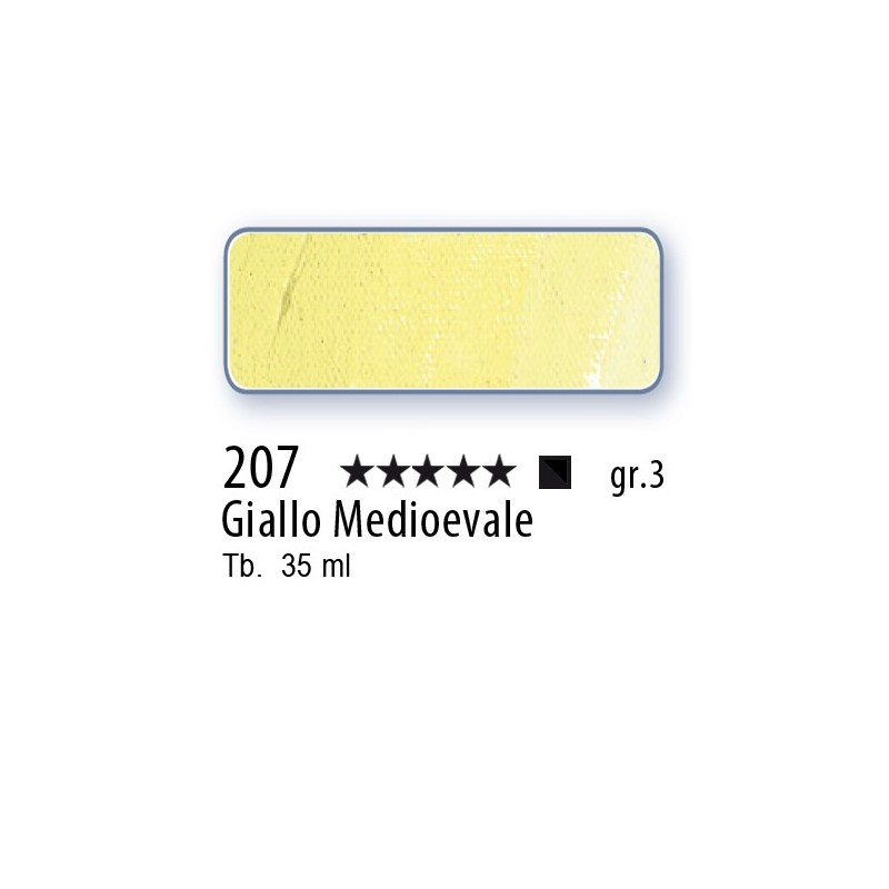 207 - Schmincke Olio Mussini giallo Medievale