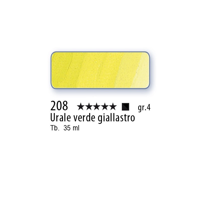 208 - Schmincke Olio Mussini urale verde giallastro