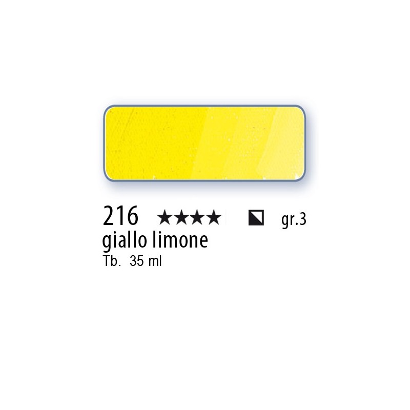 216 - Schmincke Olio Mussini giallo limone