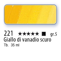 221 - Schmincke Olio Mussini giallo di vanadio scuro