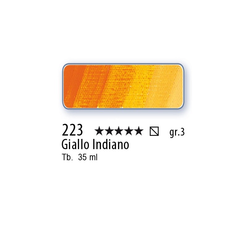 223 - Schmincke Olio Mussini giallo indiano